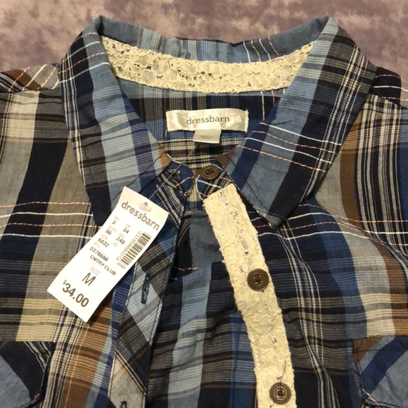 Plaid Button down - Picture 2 of 3